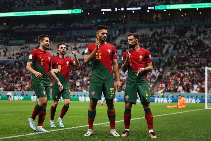 Portugal goleó a Suiza y aseguró un lugar en cuartos de final