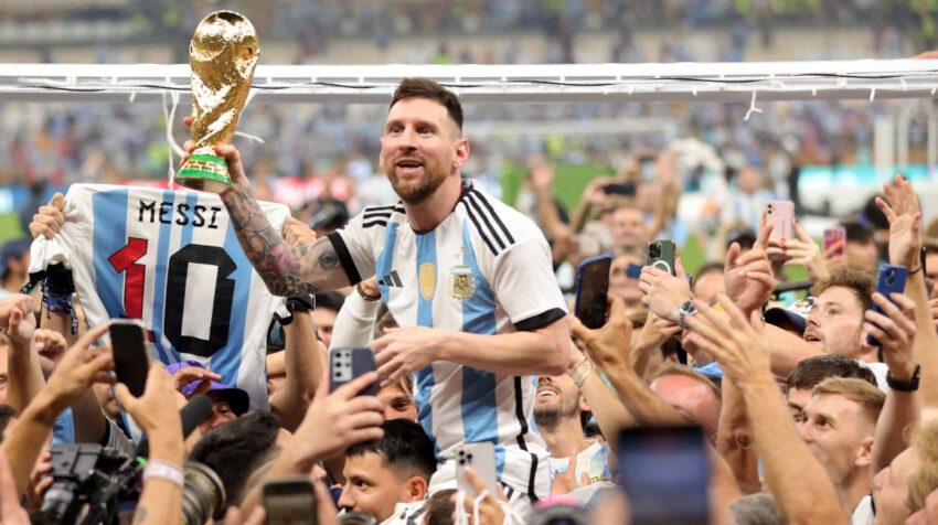 VIDEO: Messi dio la primera entrevista, luego de consagrarse campeón en Qatar